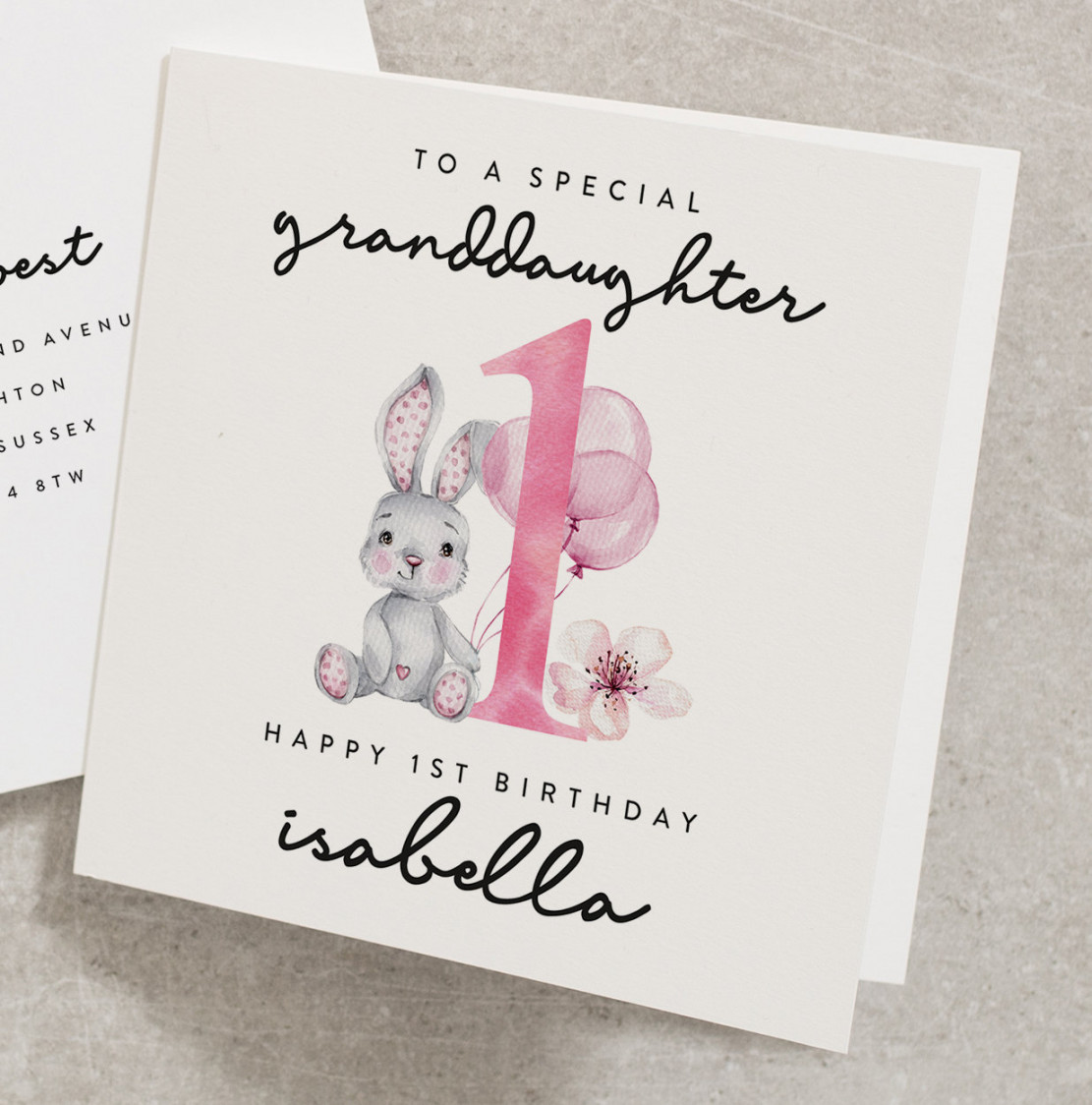 Happy st Birthday Granddaughter To A Special Granddaughter - Etsy