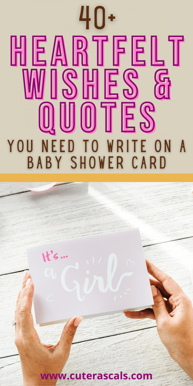 + Happy Wishes You Can Write on a Baby Shower Card