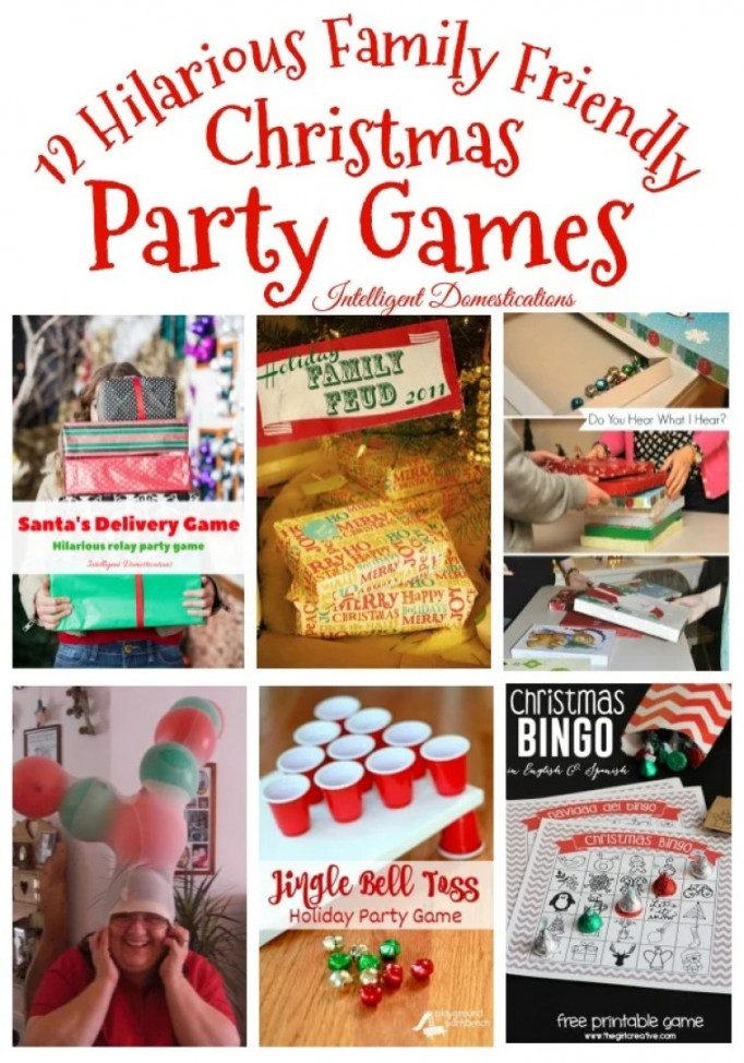 Hilarious Christmas Party Games