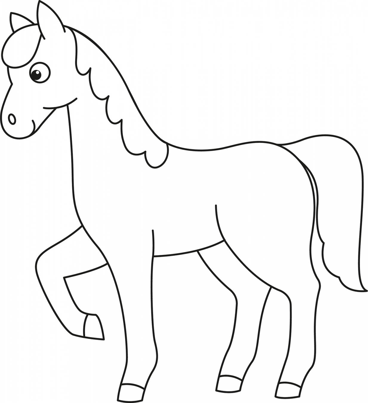 Horse Printable Template  Free Printable Papercraft Templates