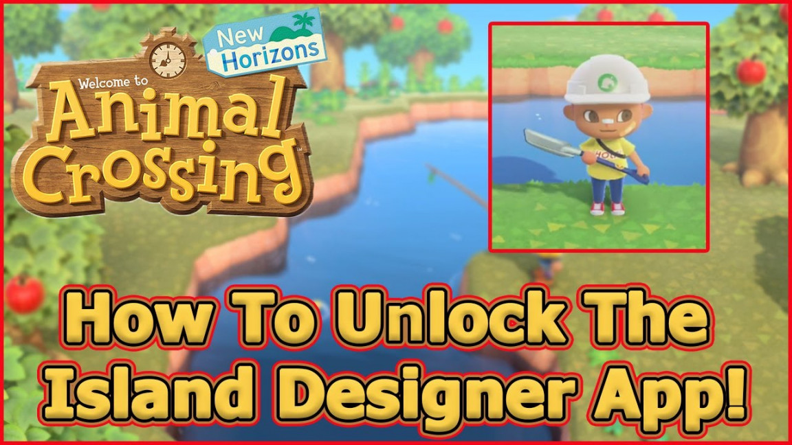 How To Unlock The Island Designer App! (Waterscaping) - Animal Crossing:  New Horizons Tips & Tricks