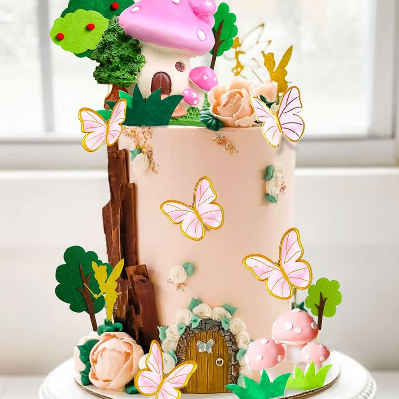 JeVenis Fairy Cake Decoration Garden Fairy Cake Decoration