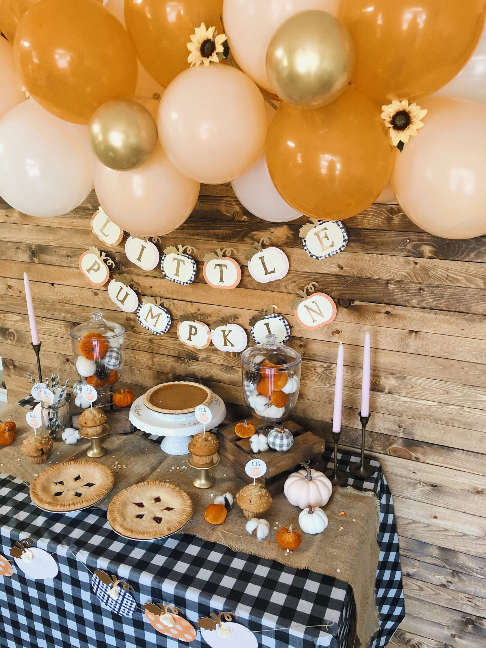 Little Pumpkin Baby Shower Decor A Little Pumpkin Baby Shower