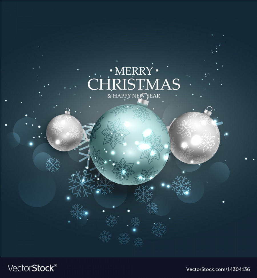 Merry christmas beautiful background design Vector Image