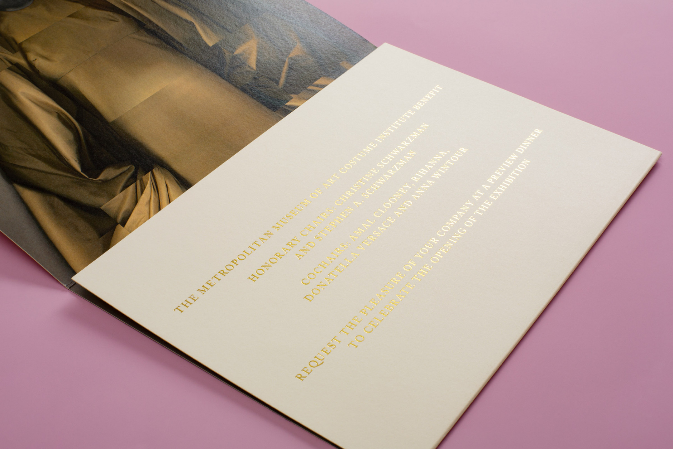 Met Gala Invitation, "Heavenly Bodies",  - Art Direction and