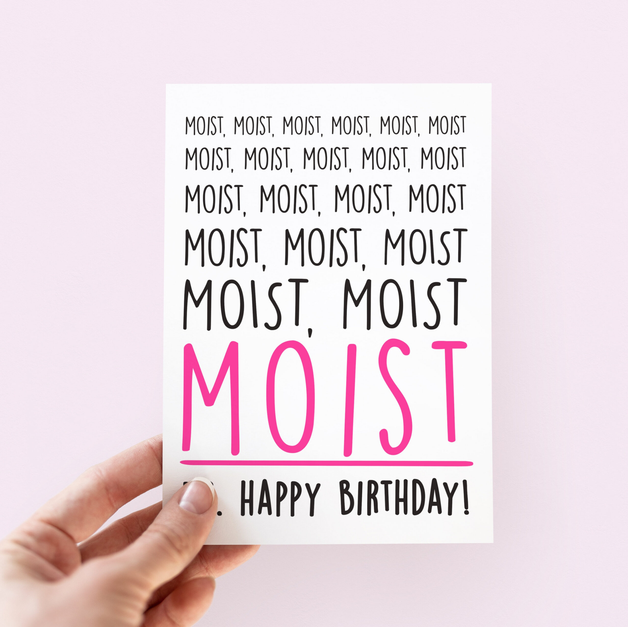 Moist Card Dirty Birthday Rude Birthday Funny Birthday - Etsy