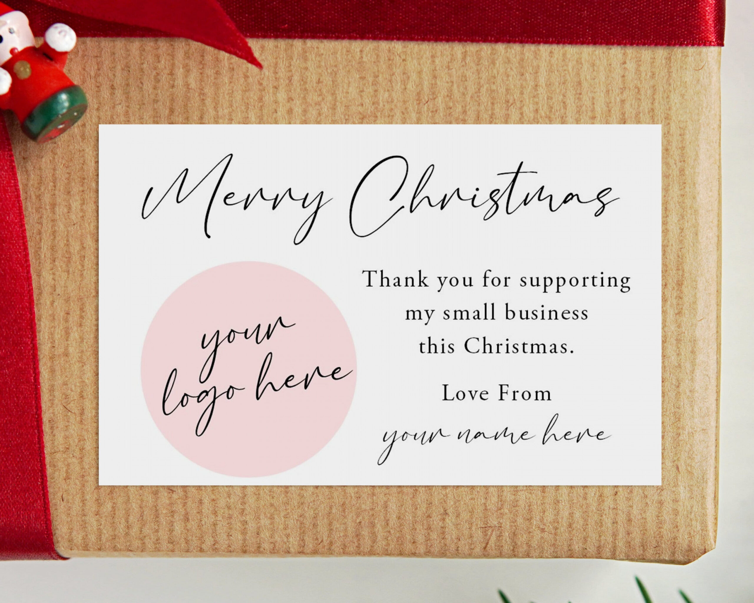 Personalised Christmas Business Cards Business Cards for - Etsy