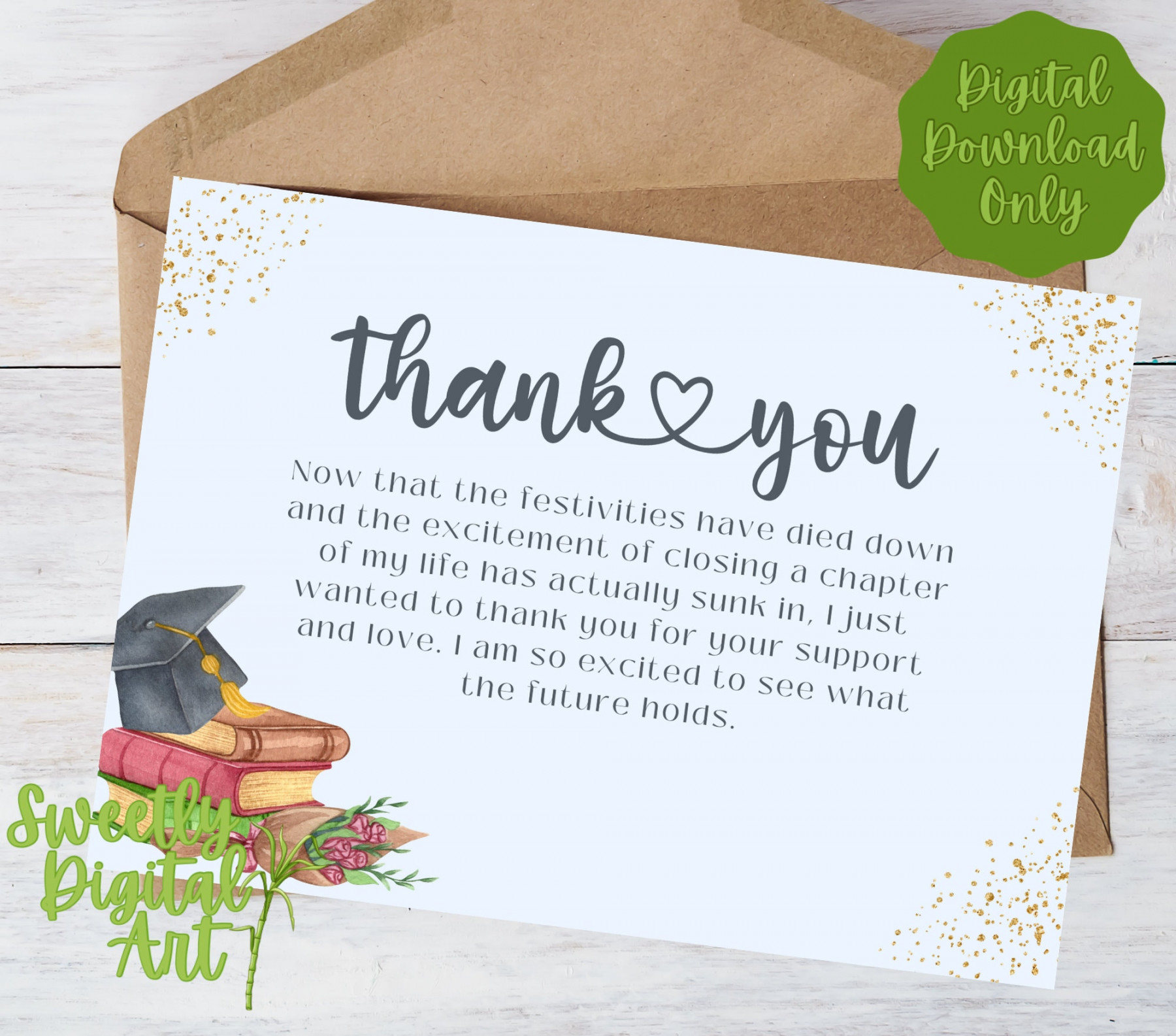 Personalized Graduation Thank You Cards Refined Graduate