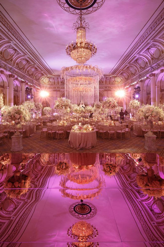 Pink Princess Plaza Wedding - David Tutera  Princess wedding