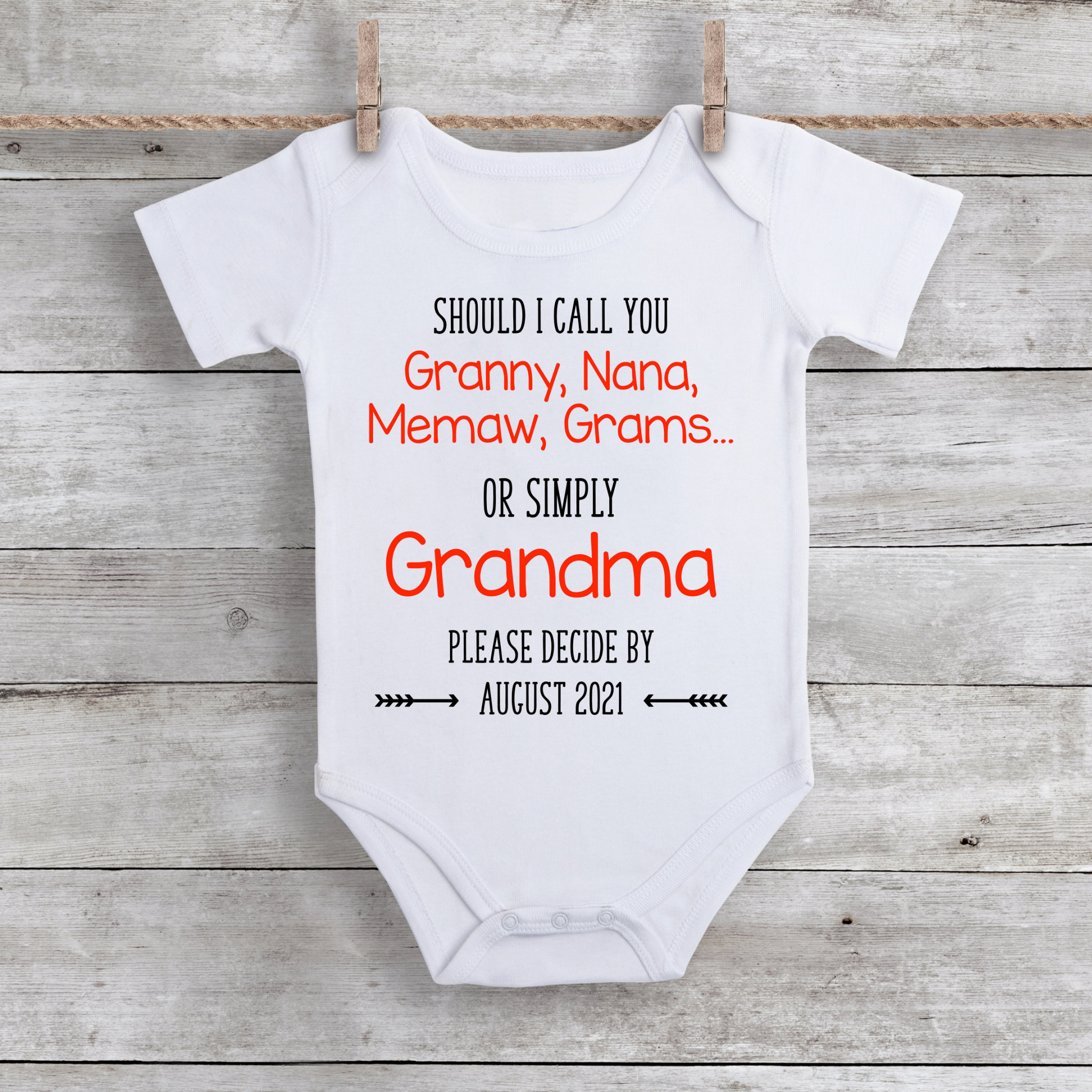 Pregnancy Announcement Grandparents Should I Call You Grandma