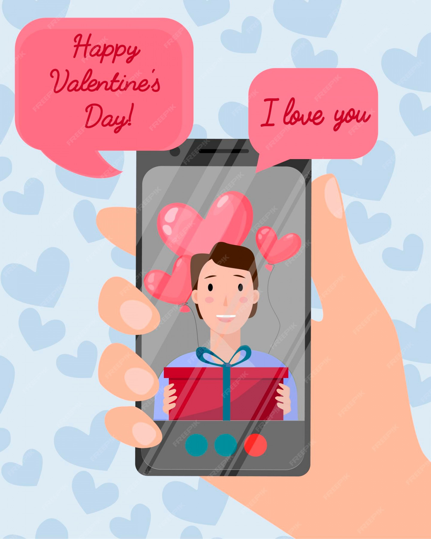 Premium Vector  Happy valentine