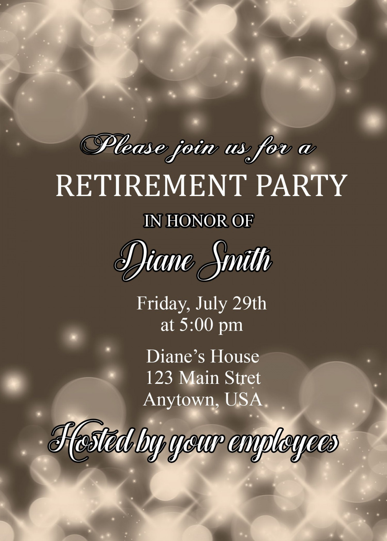 Retirement Invitation