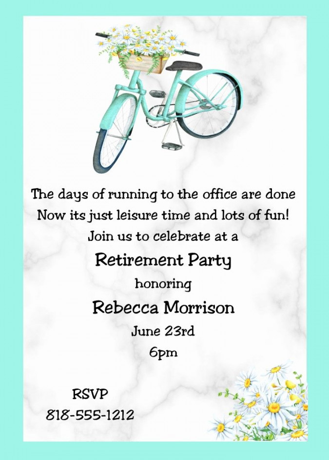 Retirement Party Invitation Wording Funny New Retirement Party I