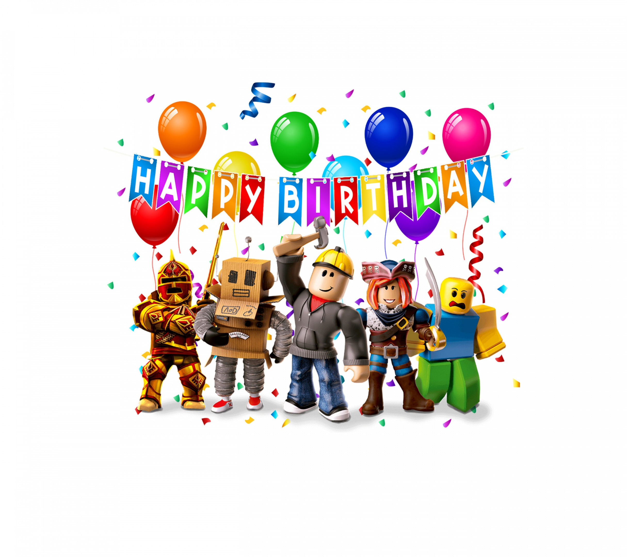 Roblox Happy Birthday Roblox Gaming Character Happy Birthday - Etsy