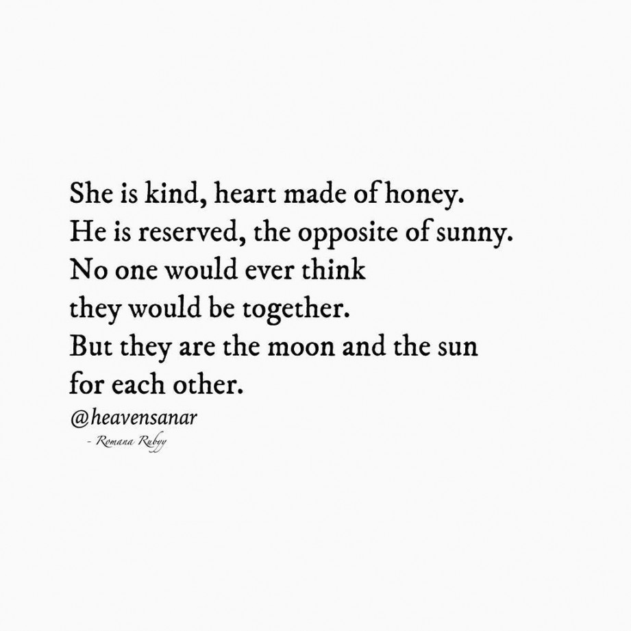 Romana Rubyy on Instagram: “”  Opposites attract quotes, Opposite