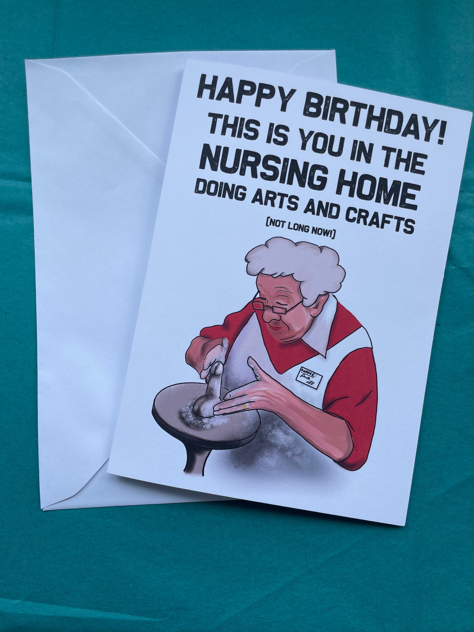 Rude Funny Happy Birthday Card Funny Getting Old Nursing - Etsy