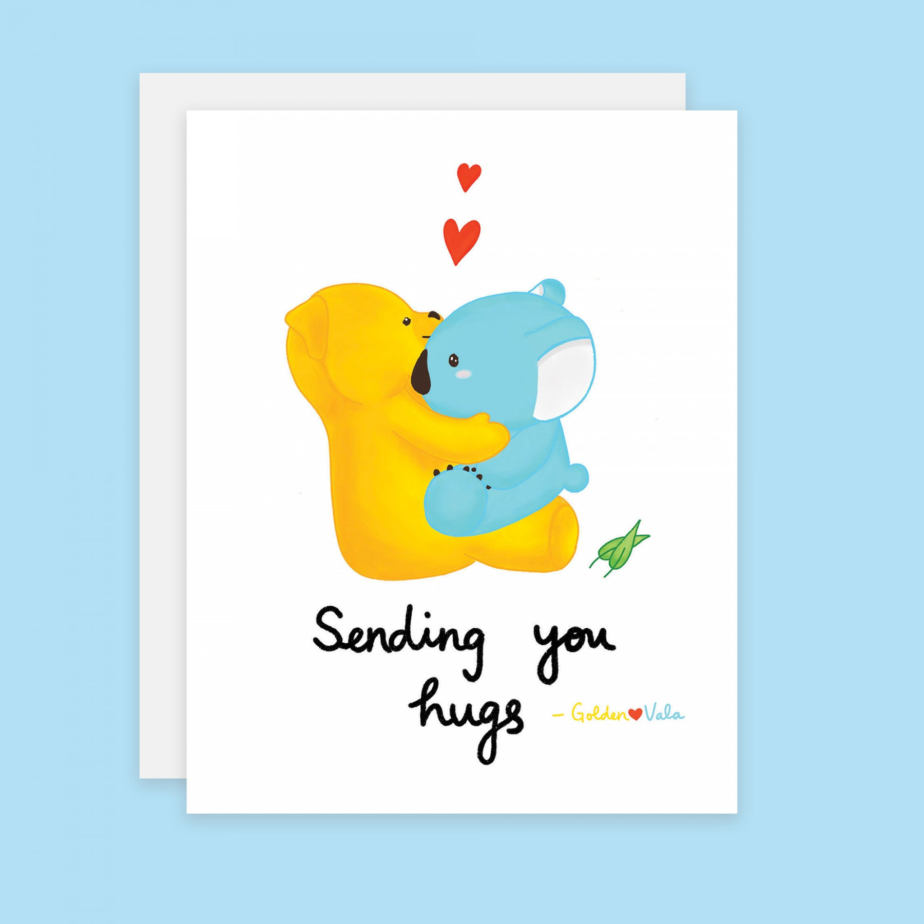 Sending You Hugs Card – Sixtyeightcolors