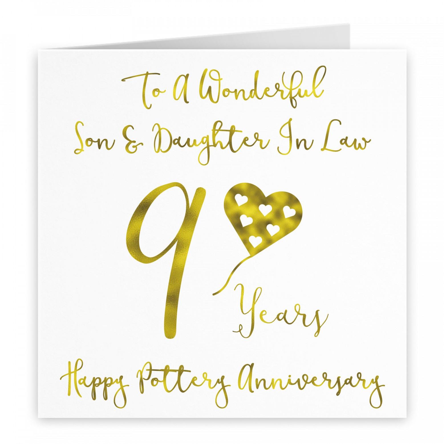 Son And Daughter In Law th Anniversary Card - 