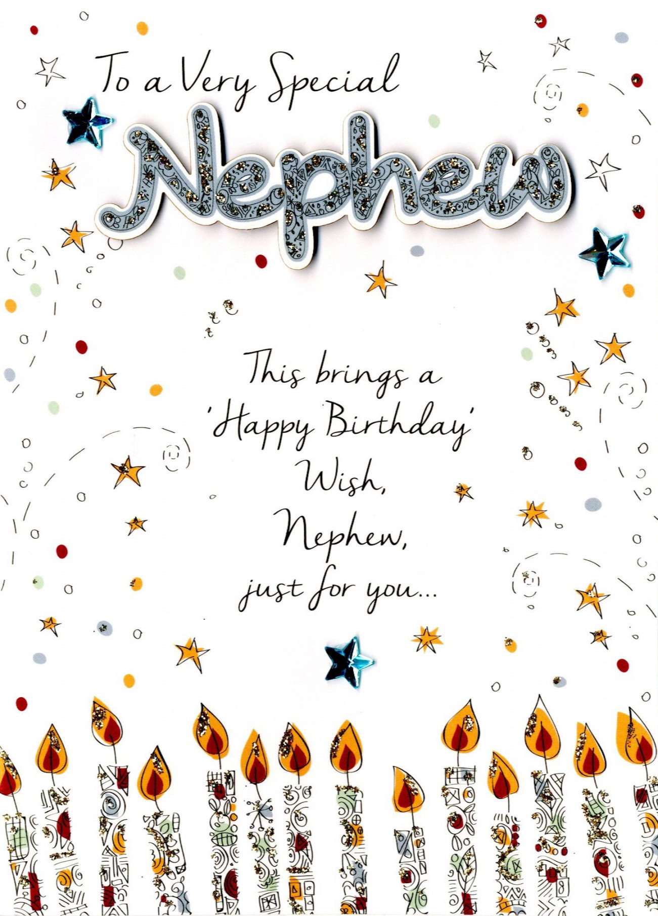 Special Nephew Birthday Greeting Card Second Nature Just To Say Cards