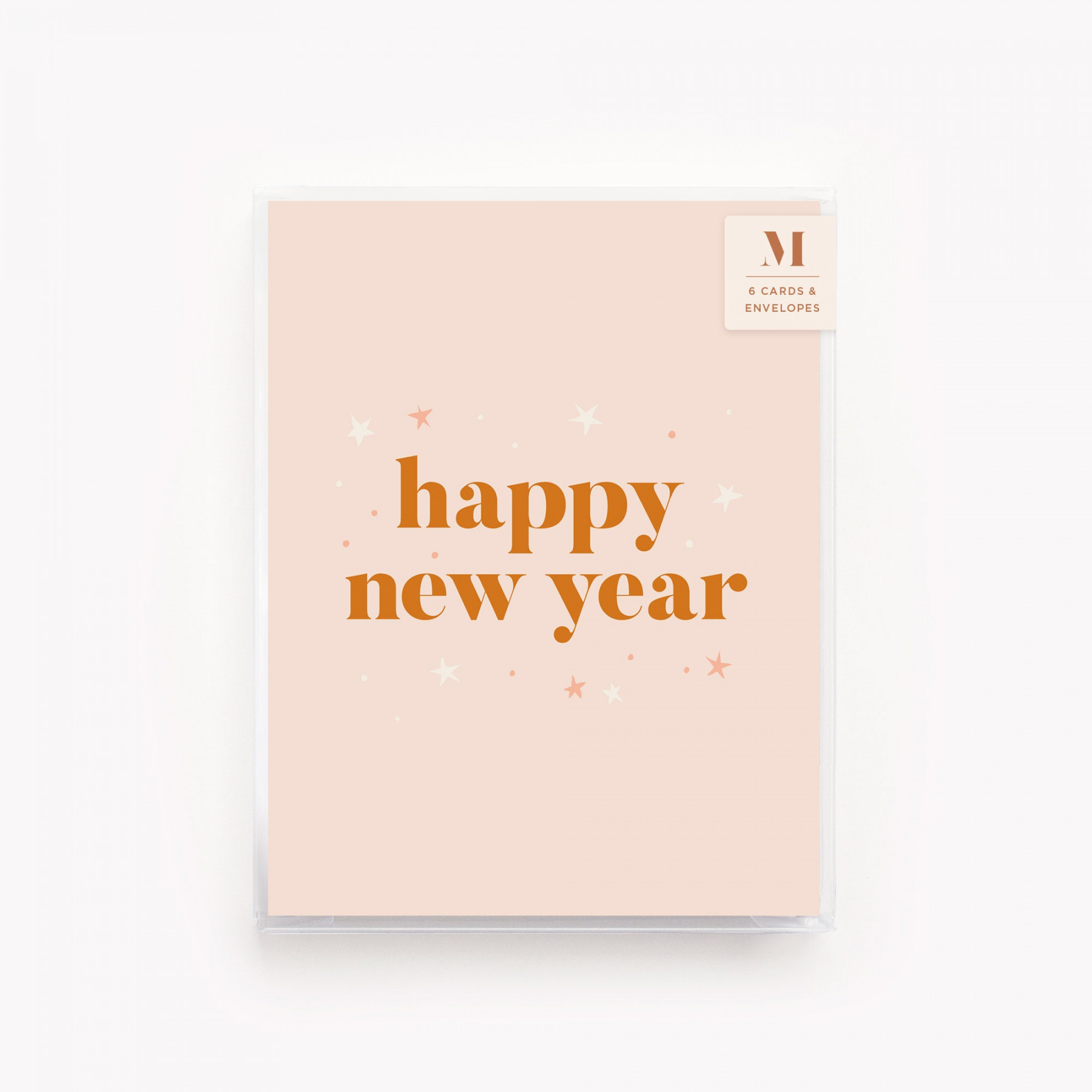 Starry New Year Greeting Cards - Boxed Set of