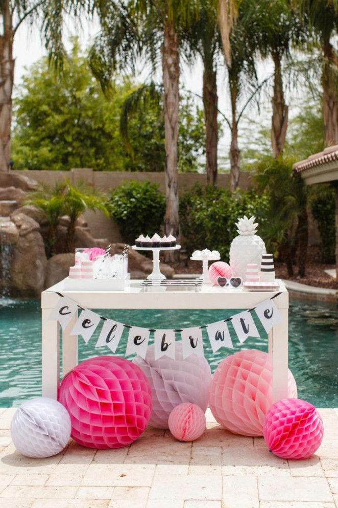 Summer Pool Party Ideas  Flamingo pool parties, Pool party