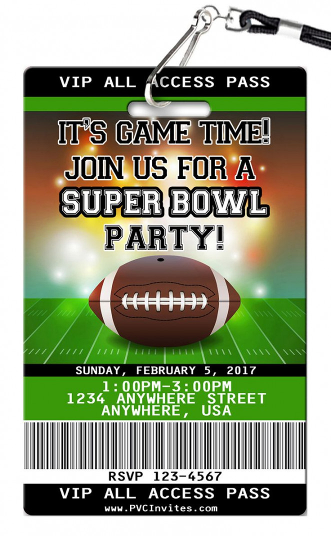 Super Bowl Invitation  Super bowl invitations, Super bowl party