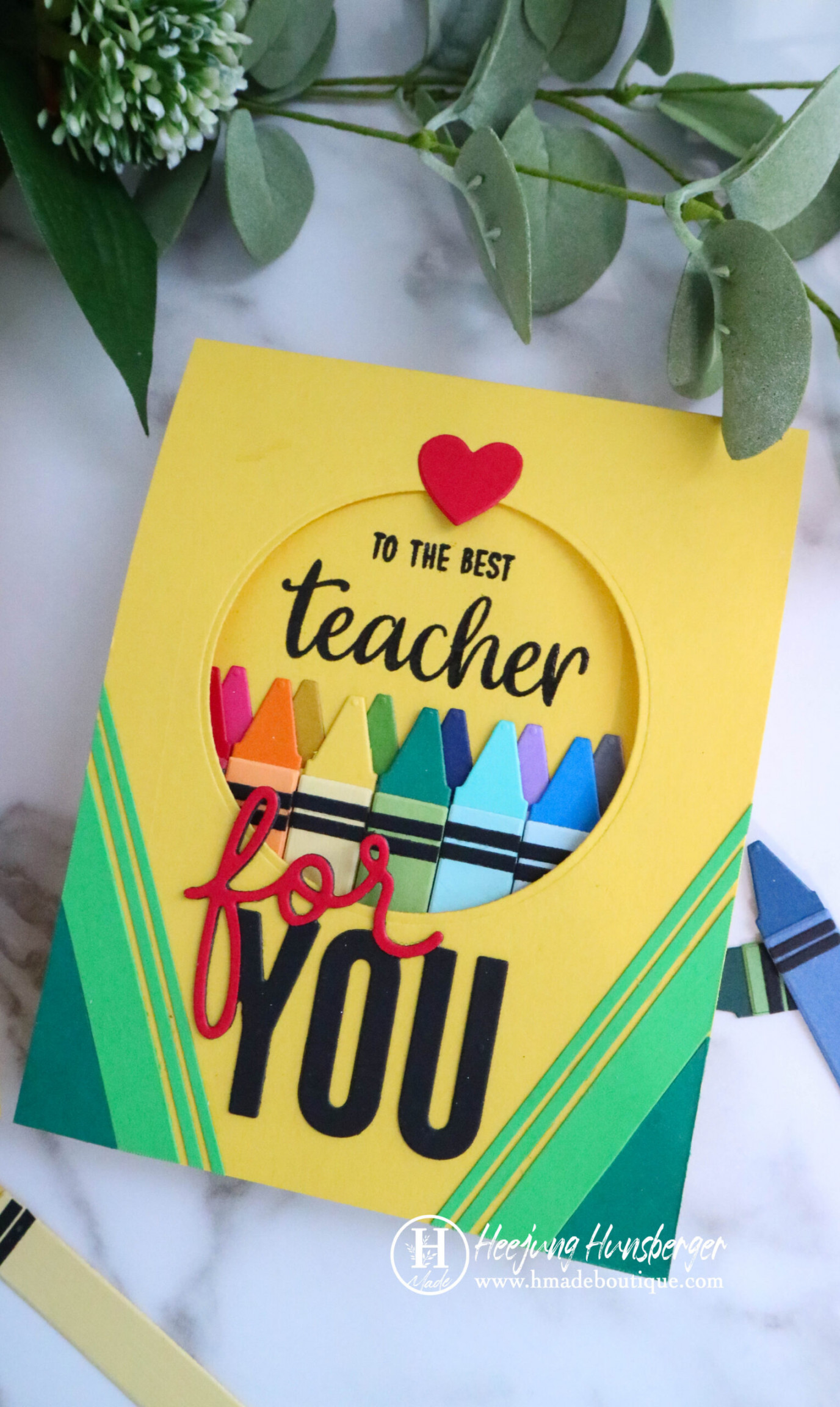 Teacher Appreciation Card  Gift Card Holder - H MADE BOUTIQUE