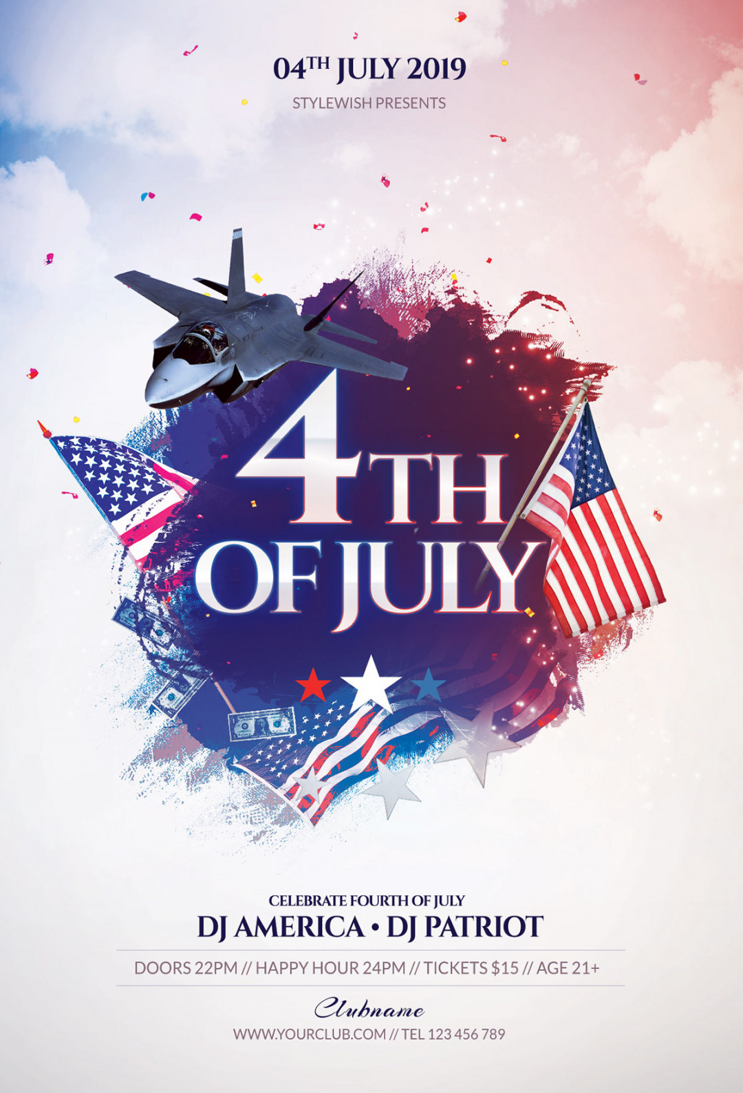 th of July Flyer on Behance