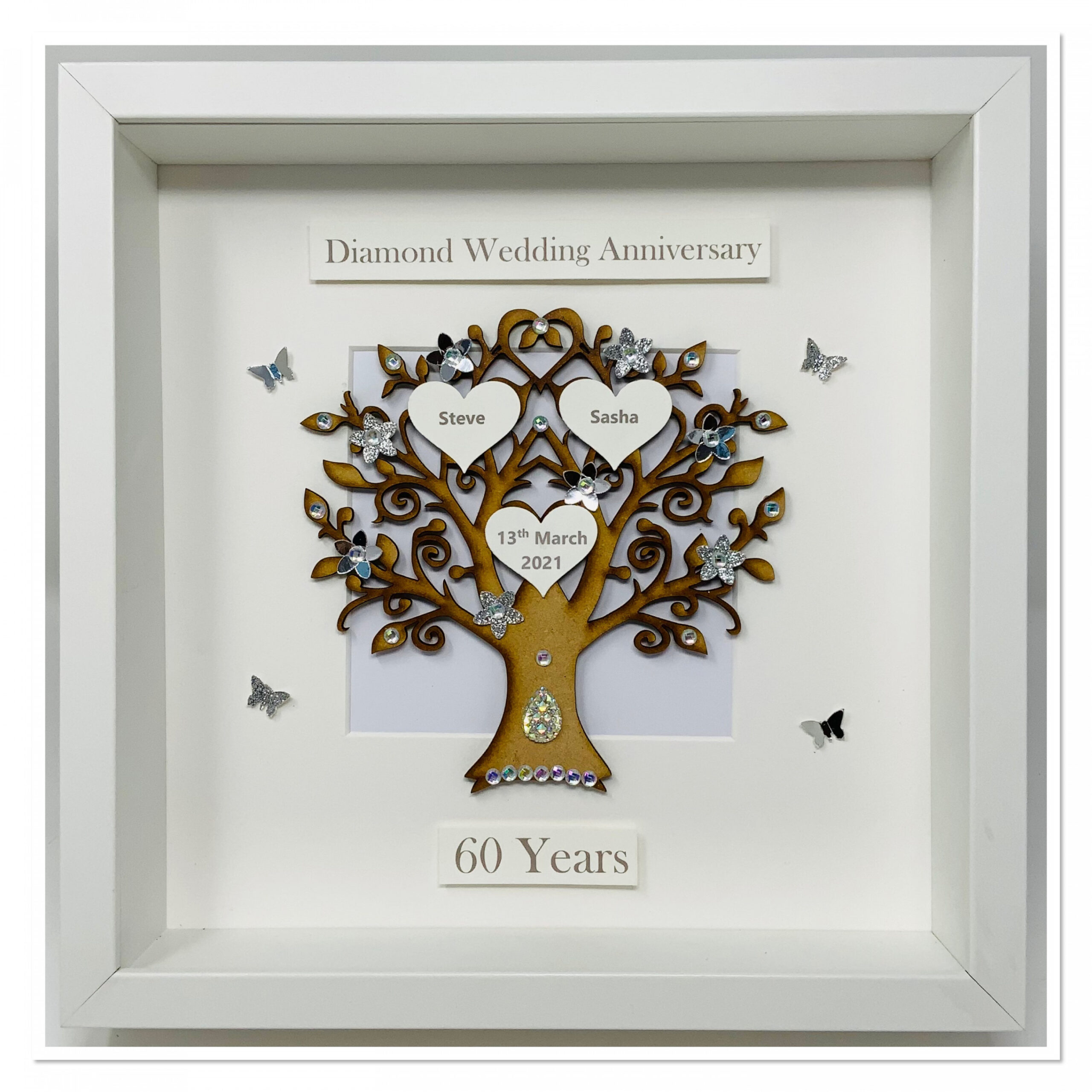 th  Years Diamond Wedding Anniversary Gift Present Married