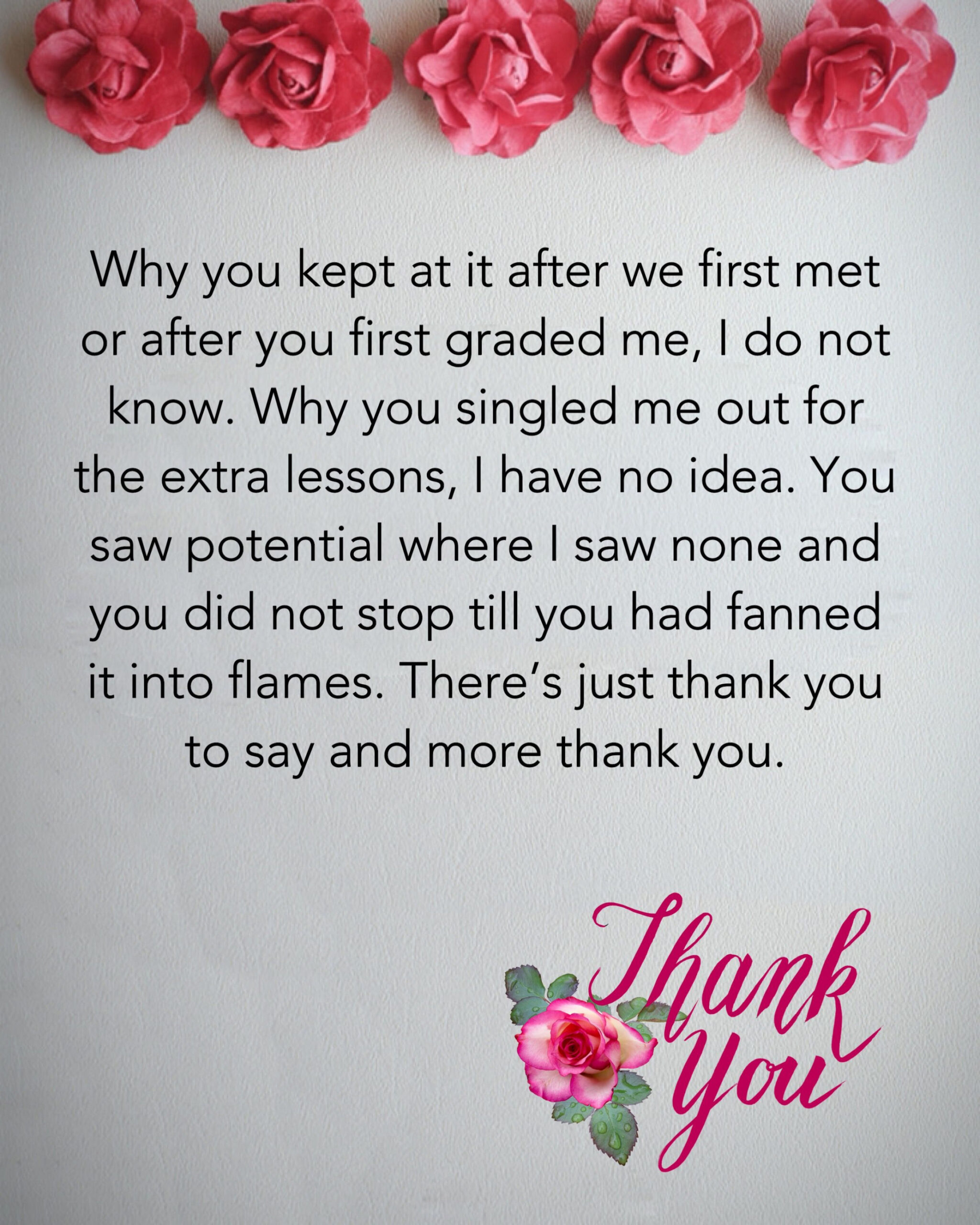 Thank You Teacher Messages & Quotes From Students and Parents