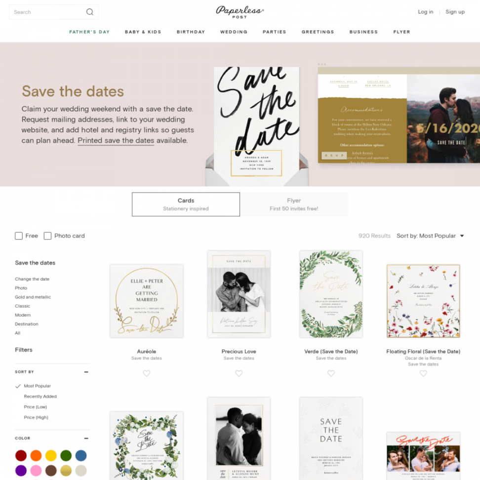 The  Best Digital Save-The-Dates for Newly Engaged Couples