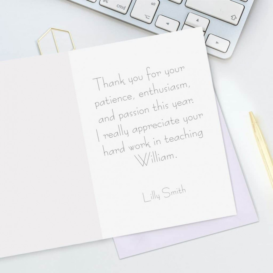 Top  Teacher Appreciation Card Picks + Thank You Messages