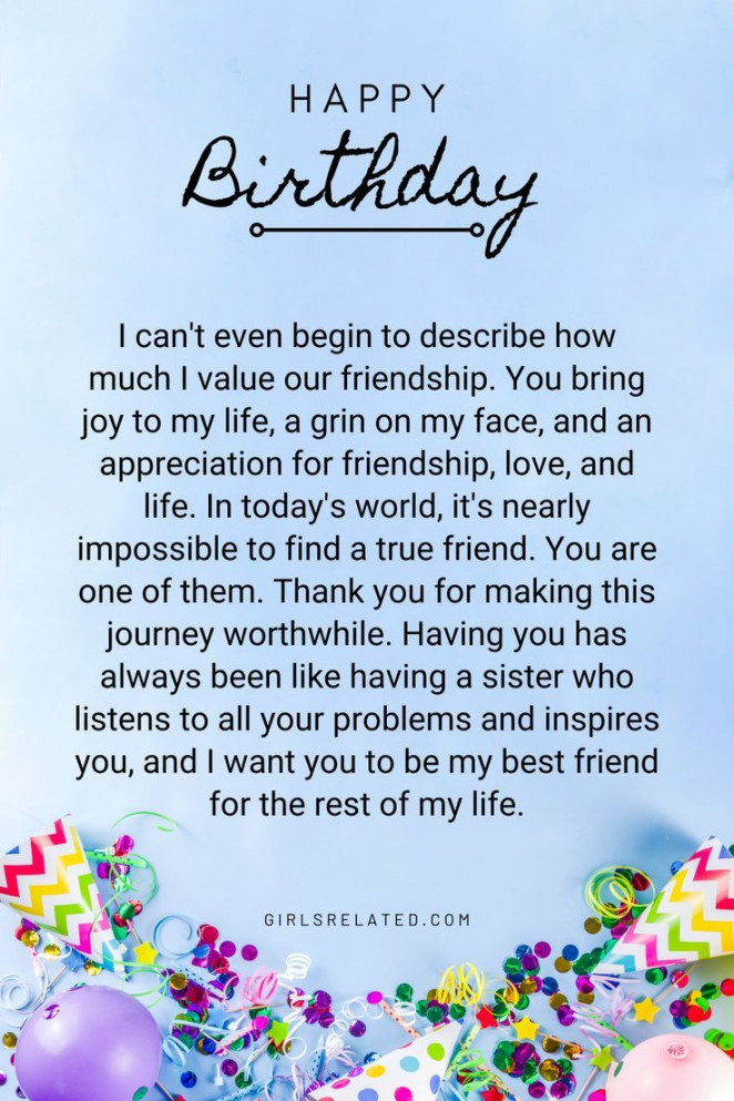 Unique birthday wishes for best friends with special messages in