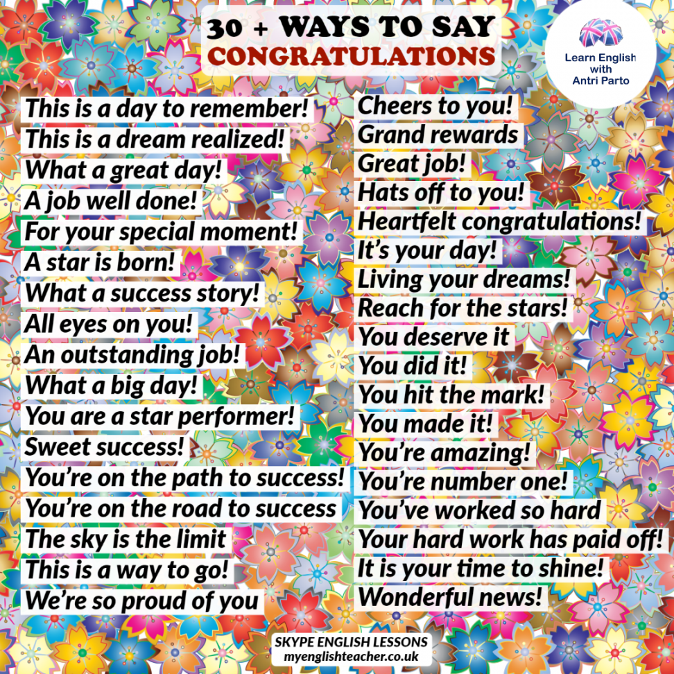 Ways to Say "Congratulations!" - My Lingua Academy