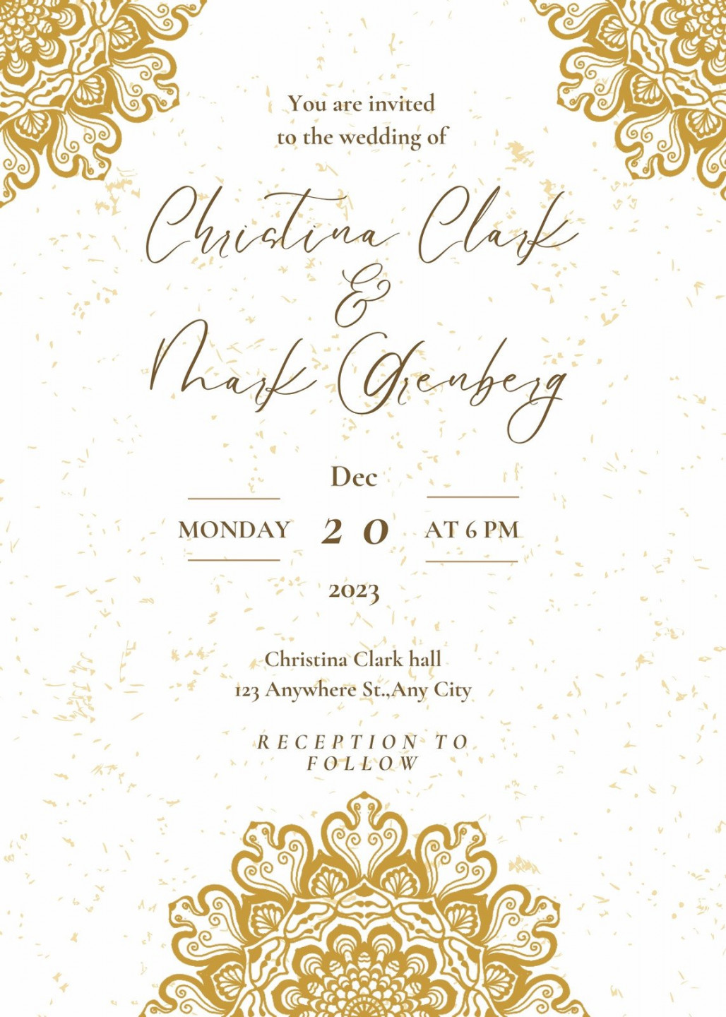 Wedding invitation templates to customize for free  Canva