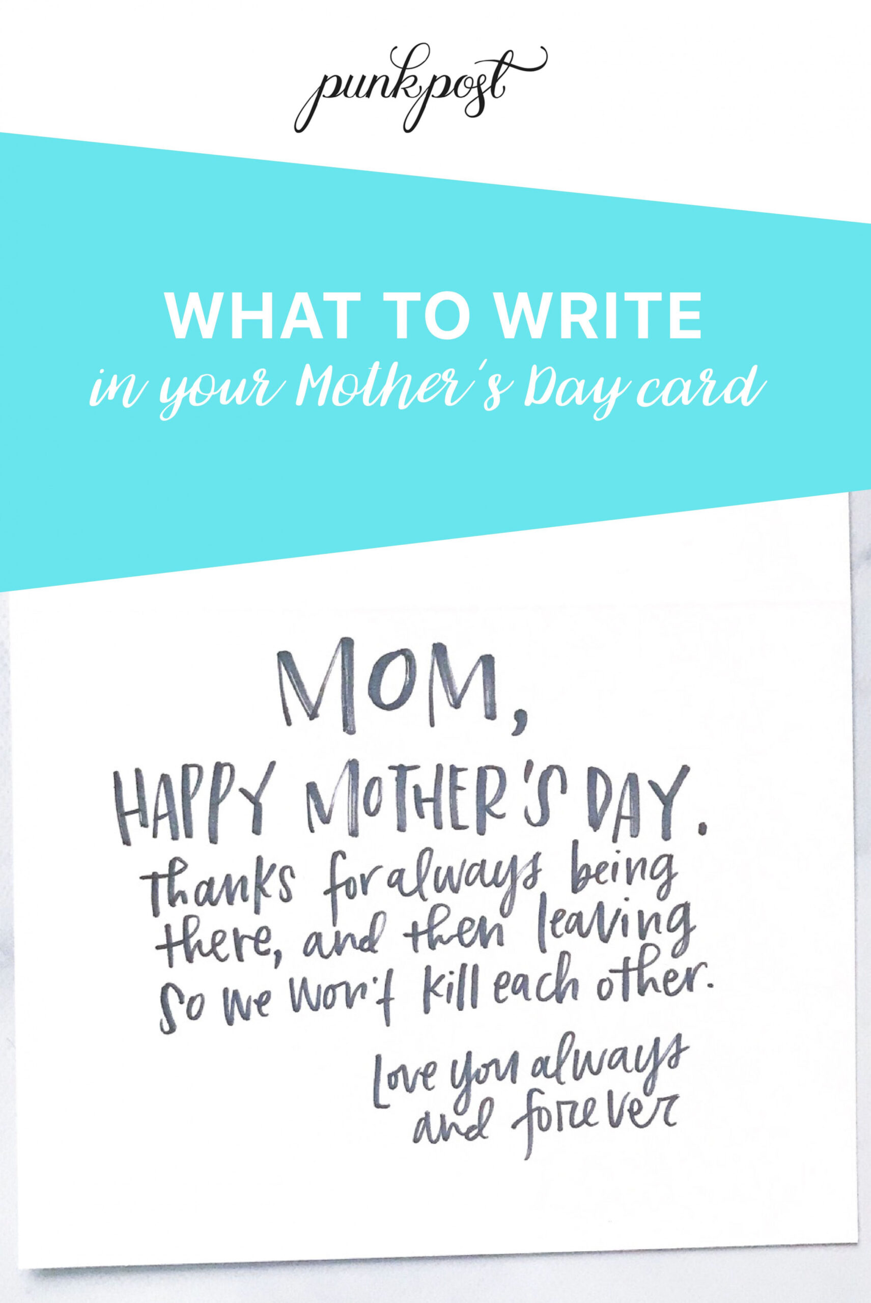 What to Write in Your Mother