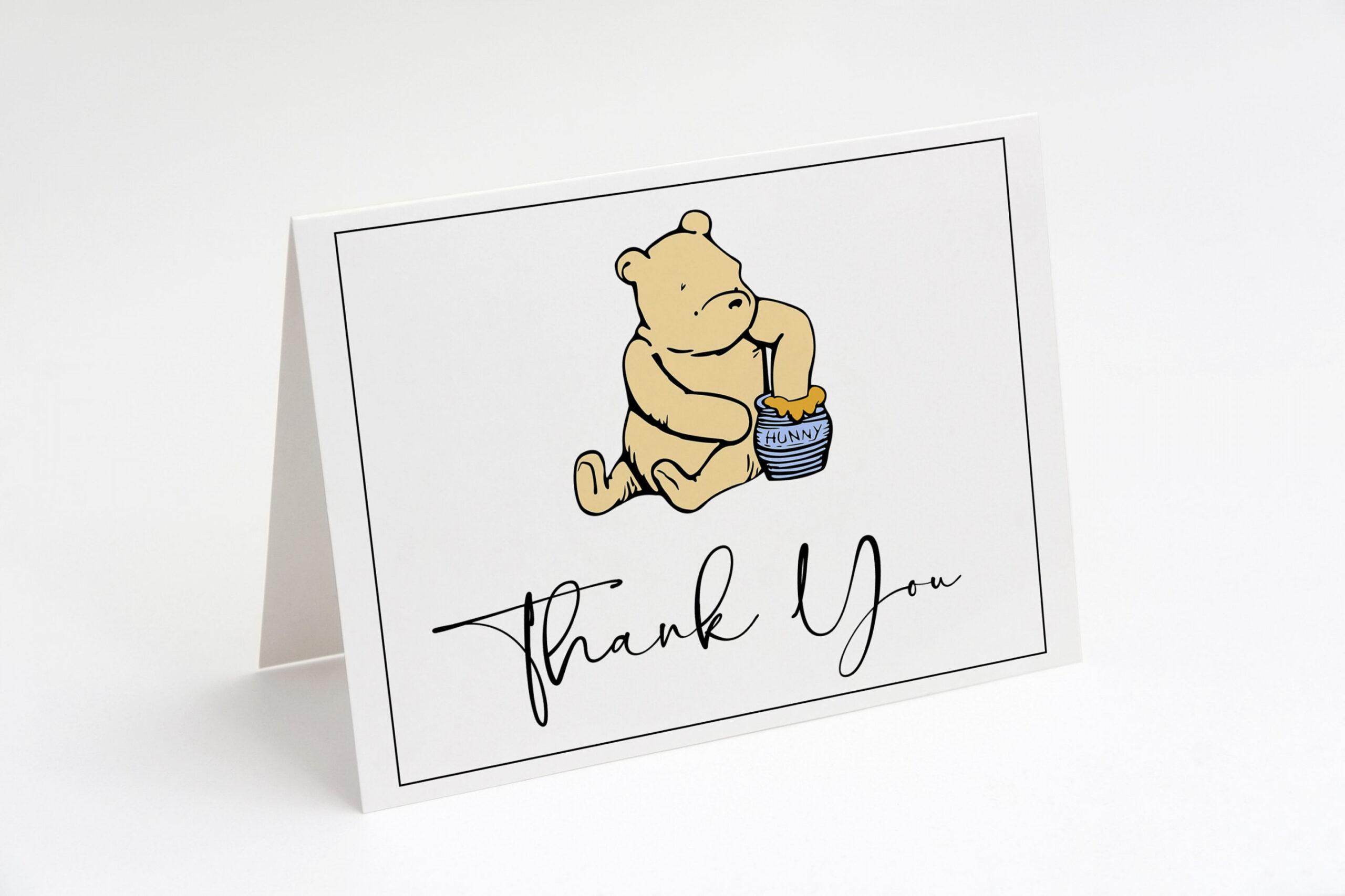 Winnie the Pooh Thank You Cards Baby Shower Nostalgic - Etsy