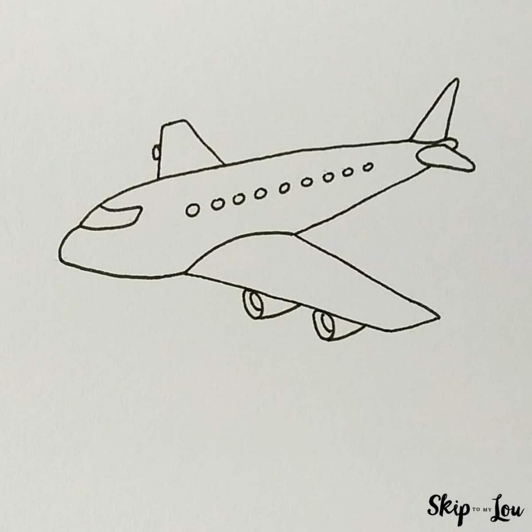 Airplane Drawing  Skip To My Lou