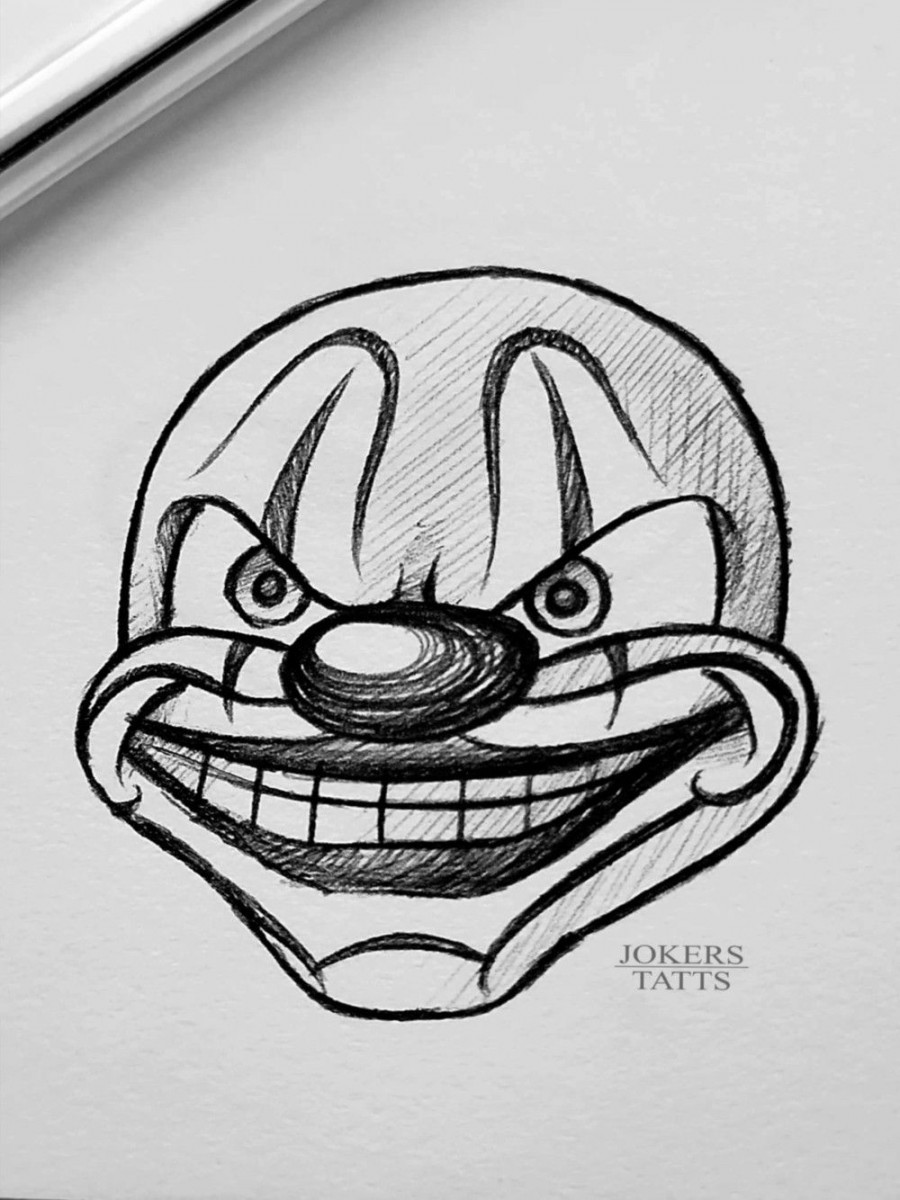 Chicano Art / Payaso / Joker em   Desenho de palhaço, Estilos