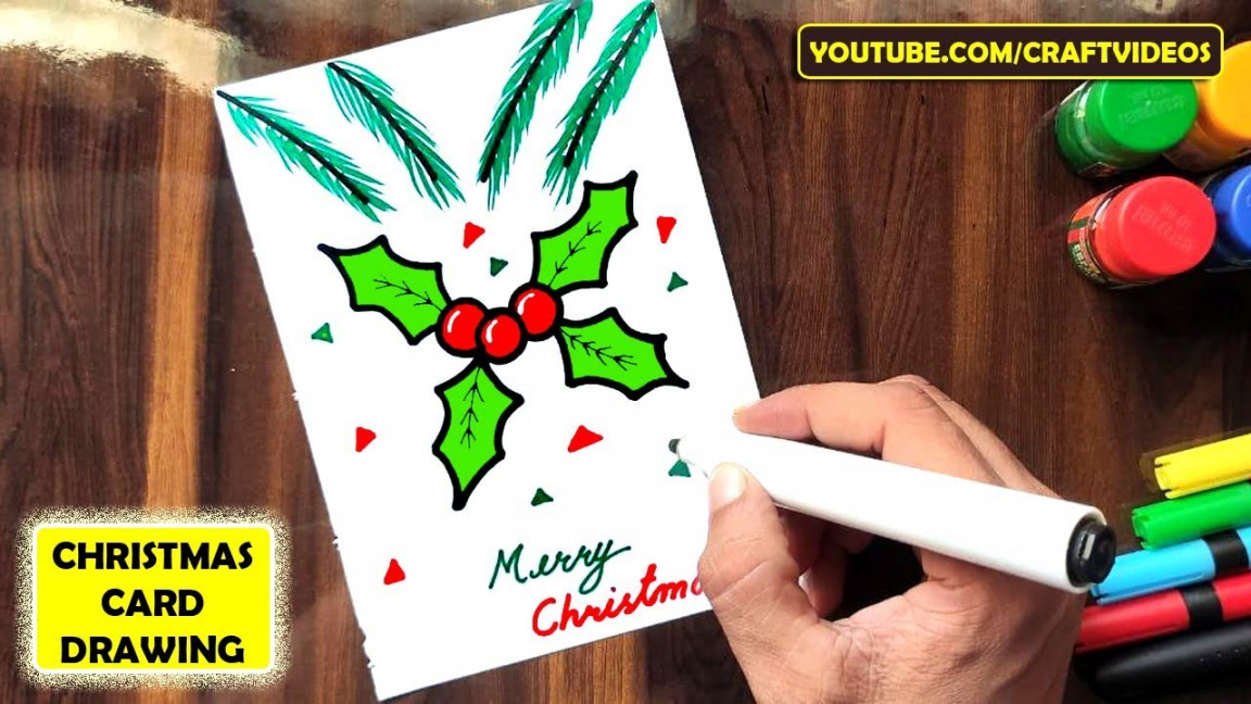 CHRISTMAS CARD DRAWING IDEAS