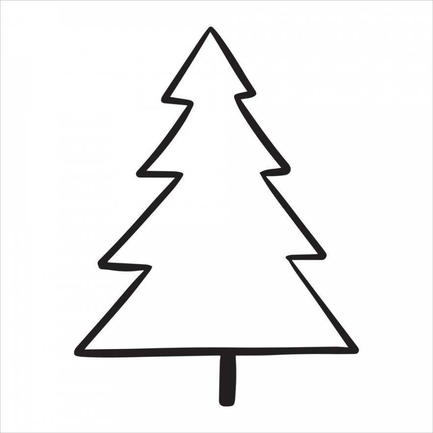 Christmas Tree Drawing Vector Art, Icons, and Graphics for Free