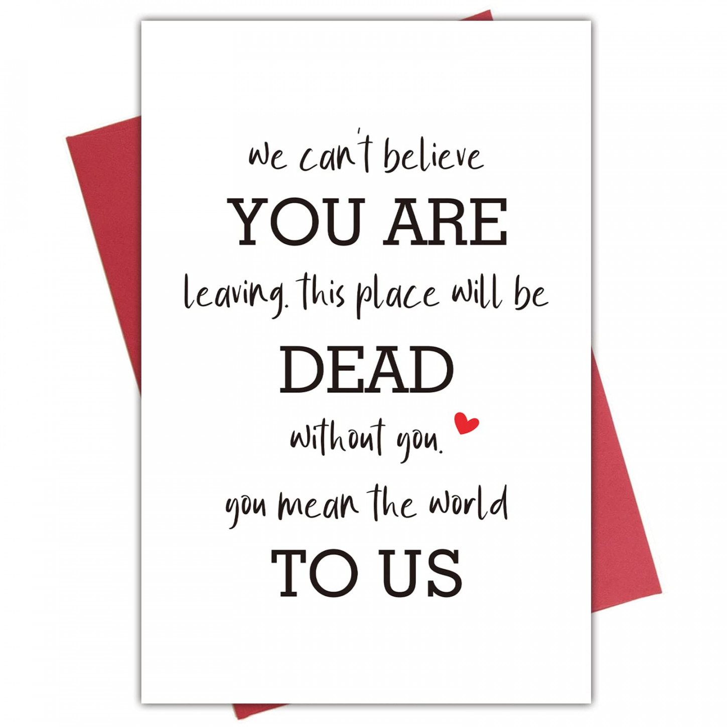 Colleague Leaving Card, Funny Miss You Card for Coworkers, Humorous New Job  Card