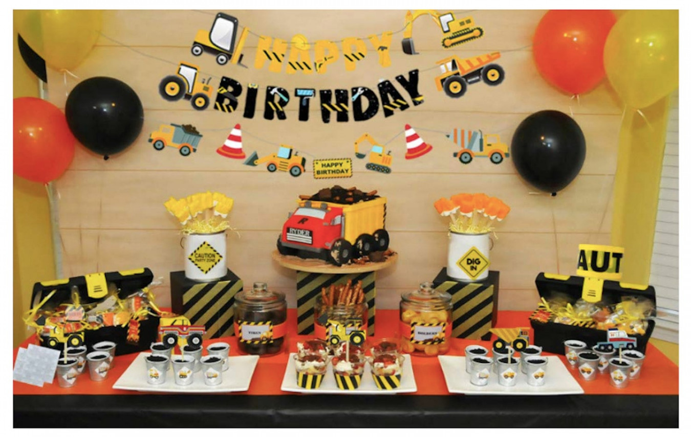 Construction Party Construction Birthday Party Supplies Dump - Etsy