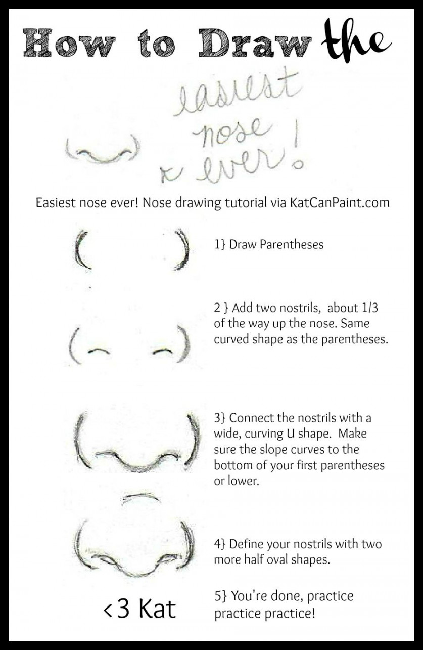 Contact Support  Nose drawing, Drawings, Drawing tips