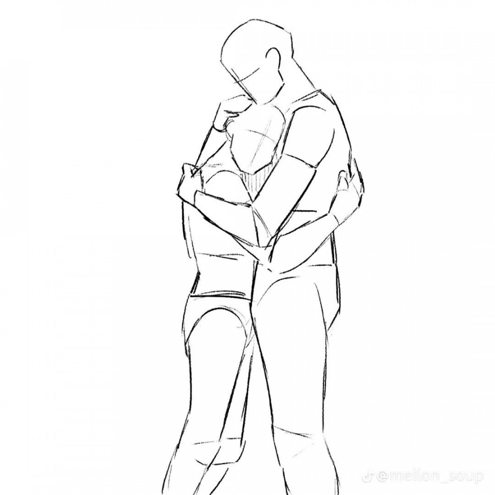 Couple Pose  in   Drawing reference poses, Drawing poses