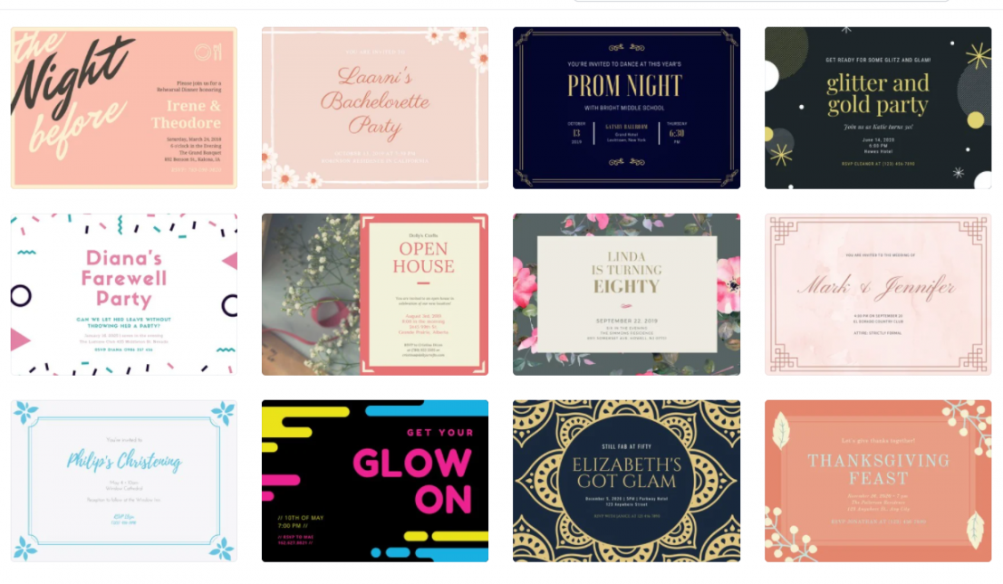 Create Custom Invitations with These Free Online Invitation Makers