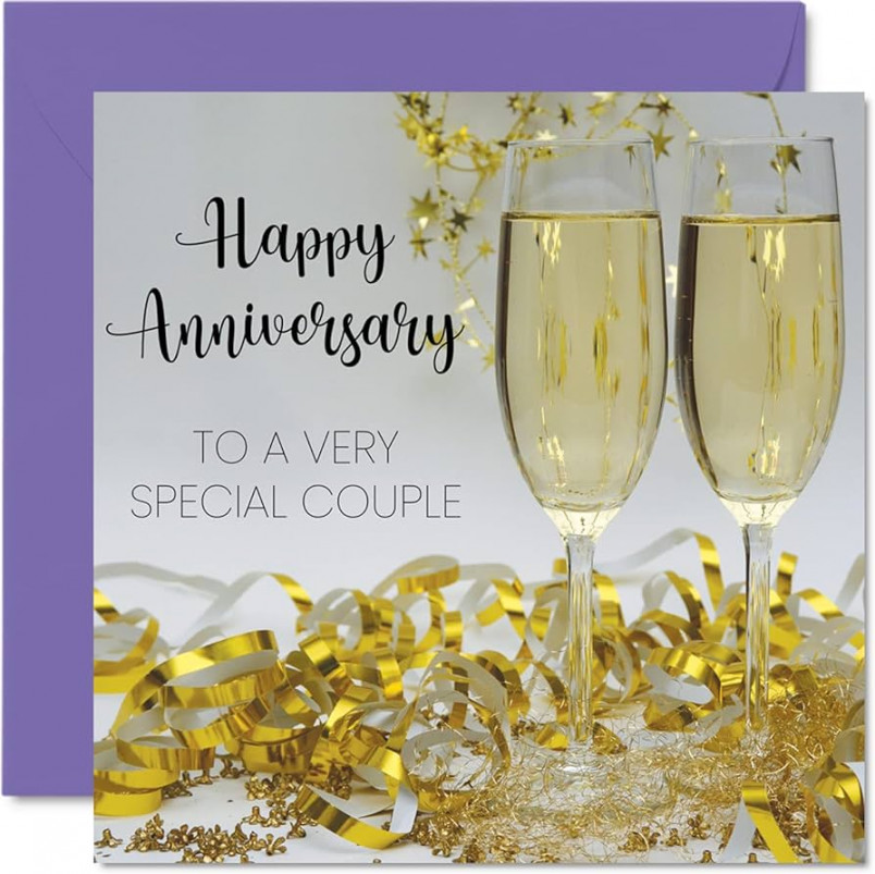 Cute Anniversary Card for Couples - Happy Anniversary Special