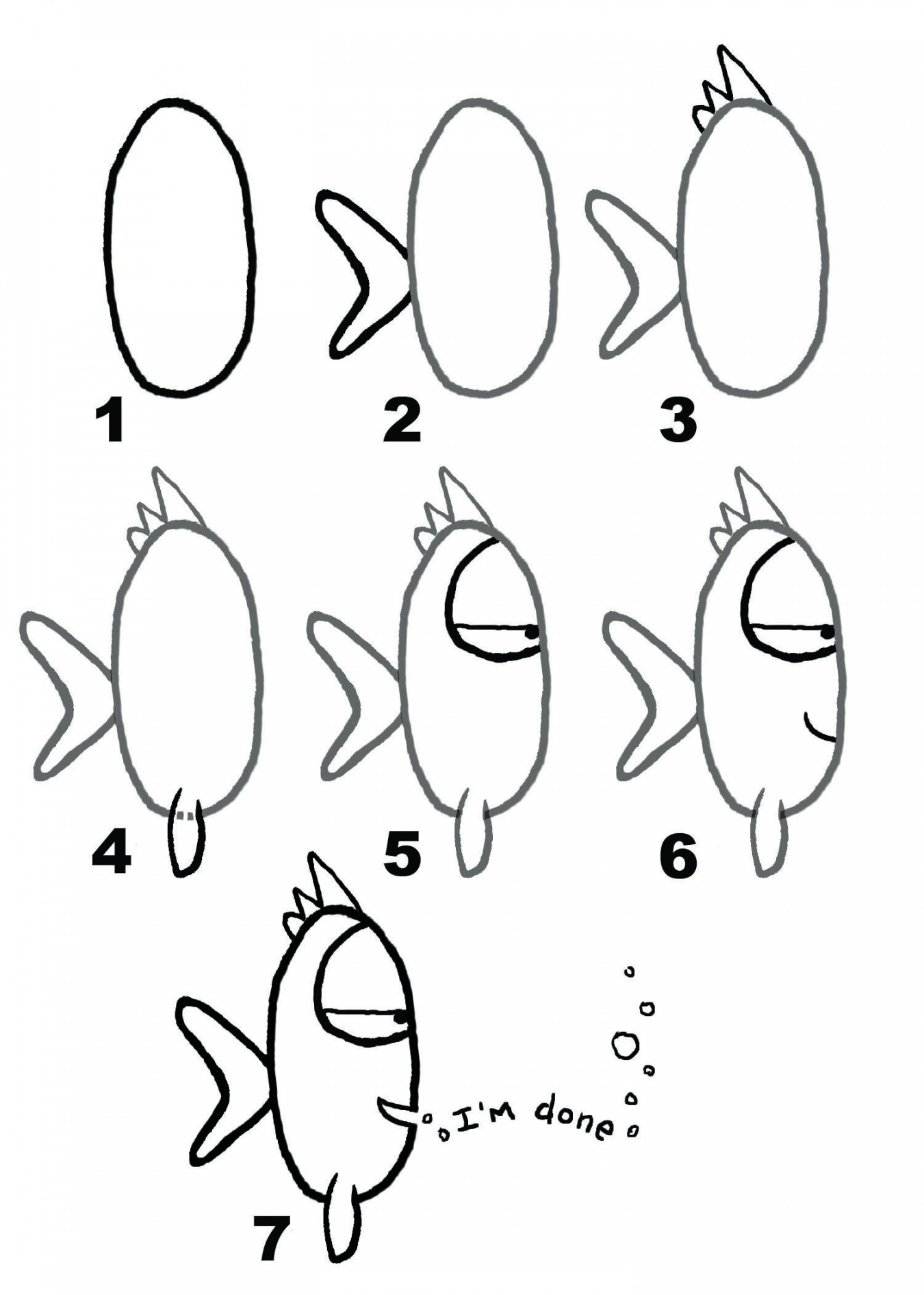 DUKE OF DUDLEY  Fish drawings, Cartoon drawings, Cartoon fish