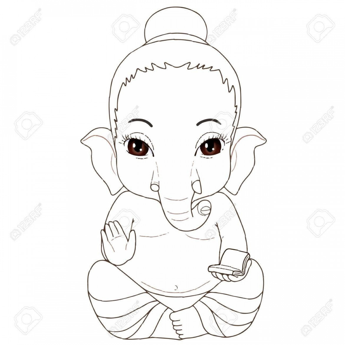 Easy Drawing Of Lord Ganesha Pencil Sketch Of Ganesha Drawing