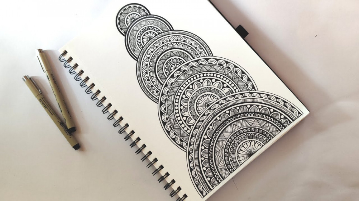 Easy mandala art for beginners  Basics of mandala art  very easy  mandala drawing for beginners